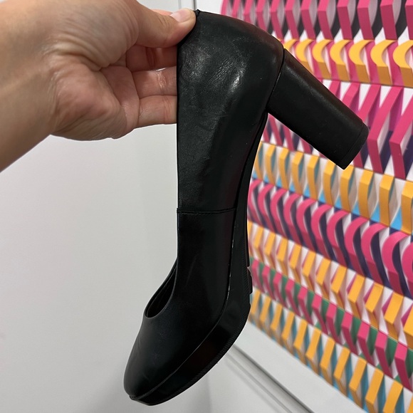 Gently Worn Geox Black D Walk Pleasure 60 Mid Heel - Picture 9 of 10